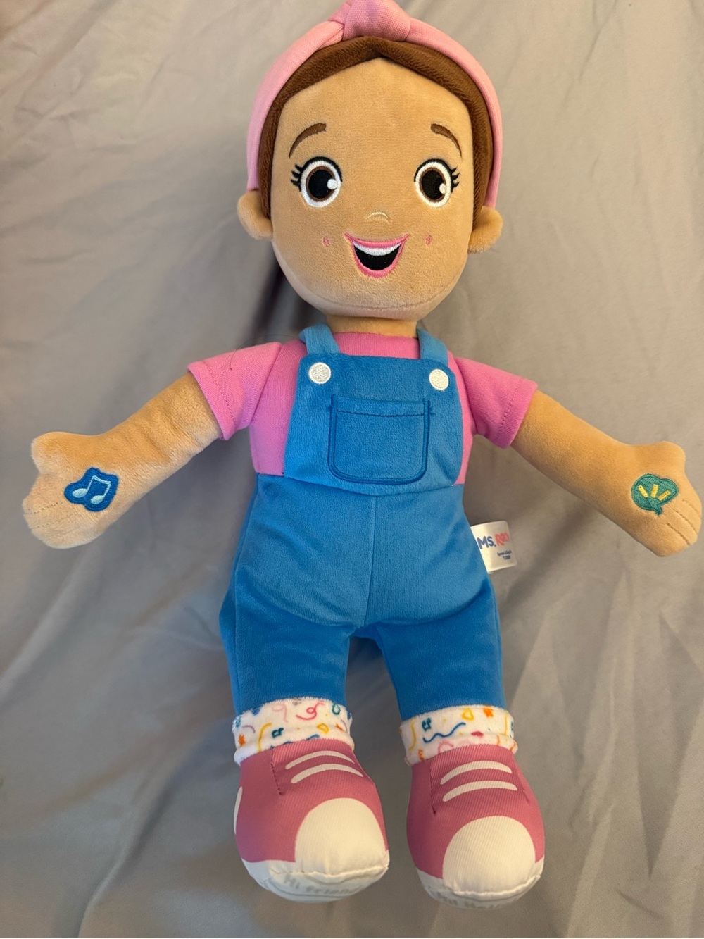 Ms. Rachel Plush Doll in Overalls - Soft Musical Play Doll